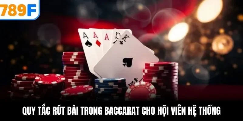 Quy tắc rút bài trong baccarat cho hội viên hệ thống